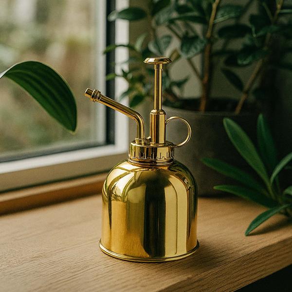 Plantenspuit goudkleurig 300 ml