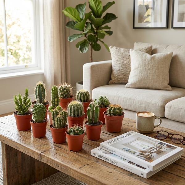Mini Cactus Set - 6 Stuks